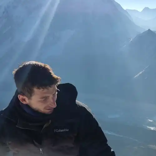 Aviad Sido climbing Mount Everest, May 2023. Credit: Courtesy.