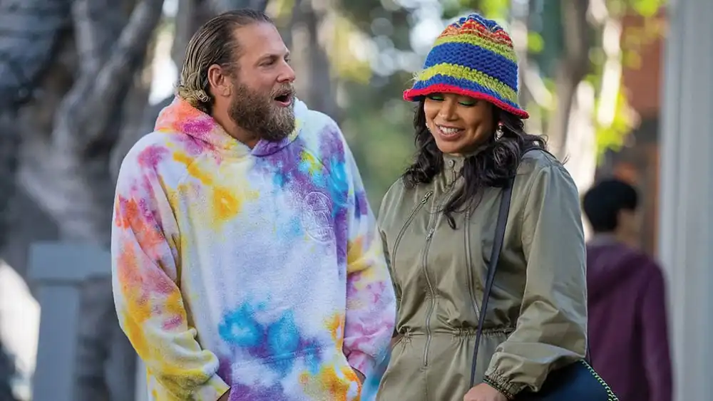 Actors Jonah Hill and Lauren London star in the new Netflix comedy "You People." Source: Netflix.