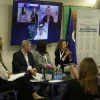 Panelists speak at the ELNET conference on the “The Abraham Accords and Europe: New Opportunities in a Changing World,” in Jerusalem, Dec. 19, 2022. Courtesy.