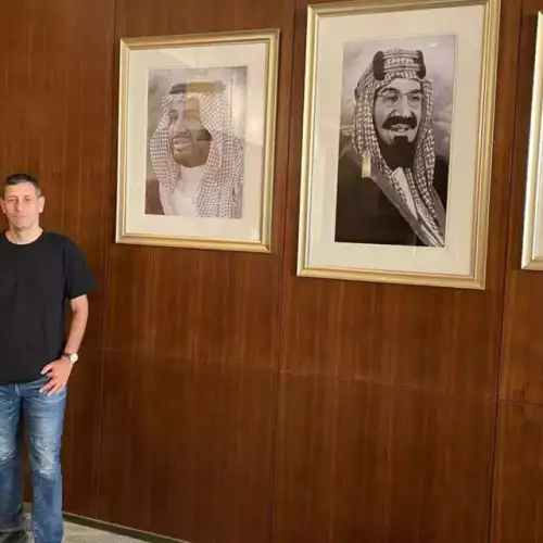 Israeli journalist Yoav Limor in Saudi Arabia. Photo: Yoav Limor.