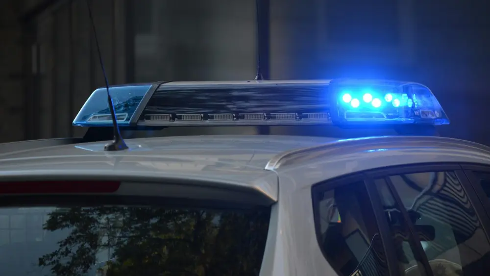 Police car lights. Credit: Pixabay.