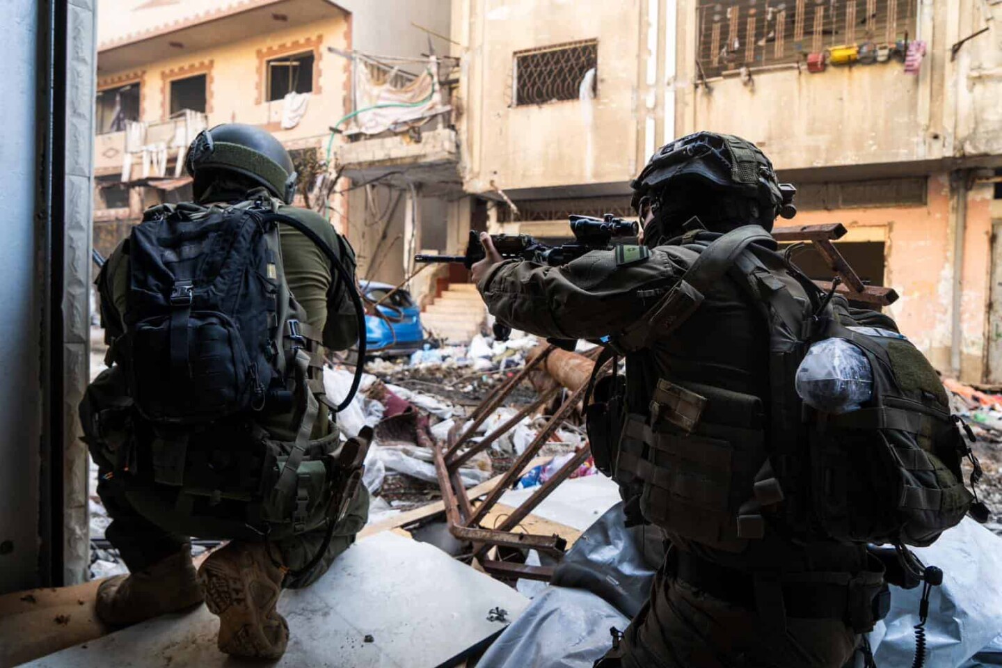 Israeli troops operating in the Gaza Strip, March 23, 2024. Credit: IDF.
