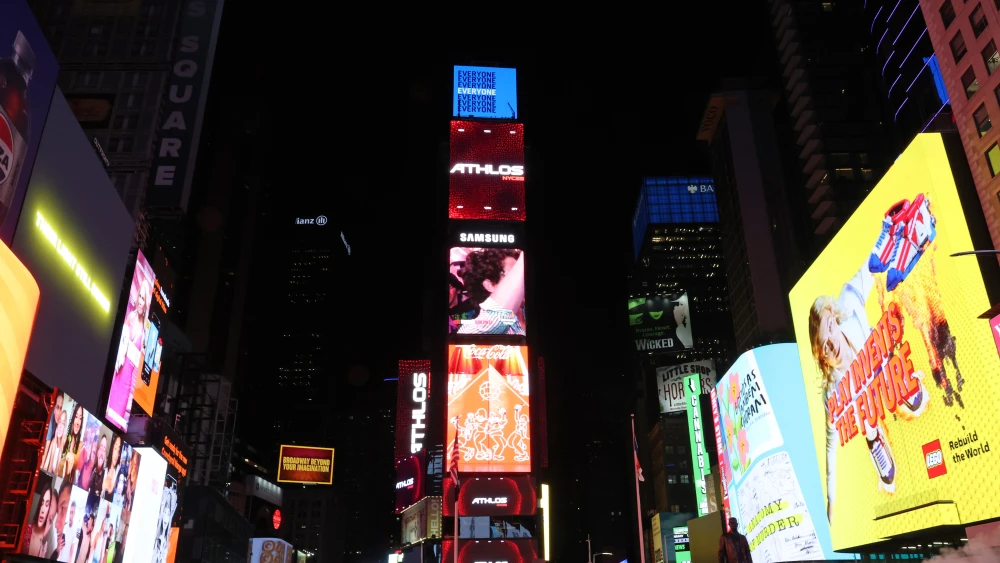 A general view of Times Square