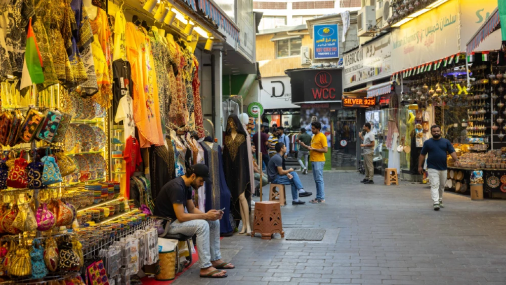 The market in Dubai, UAE, on Dec. 15, 2022. Photo by Nati Shohat/Flash90.