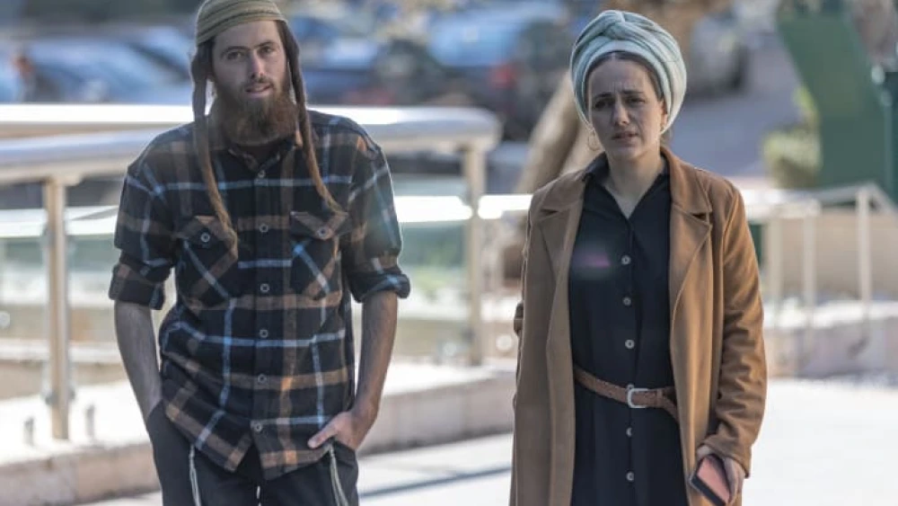 MK Limor Son Har Melech walks with then-spokesperson Elisha Yered, Feb. 26, 2023. Photo by Erik Marmor/Flash90.