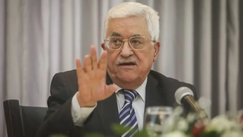 Palestinian Authority leader Mahmoud Abbas speaks in Bethlehem on Jan. 6, 2016. Credit: Flash90.