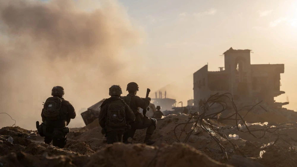 Kfir Infantry Brigade troops in Khan Yunis, the southern Gaza Strip, July 2025. Credit: IDF.