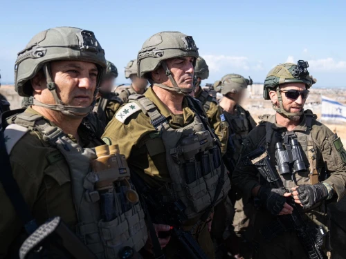 Israel Defense Forces Chief of Staff Lt. Gen. Eyal Zamir during a visit to Rafah in the southern Gaza Strip, Nov. 16, 2025. Credit: IDF.