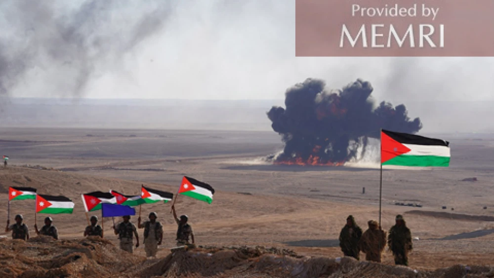 Members of the Jordanian Armed Forces participate in "Sword of Karameh" military maneuvers on Nov. 25, 2019. (MEMRI)