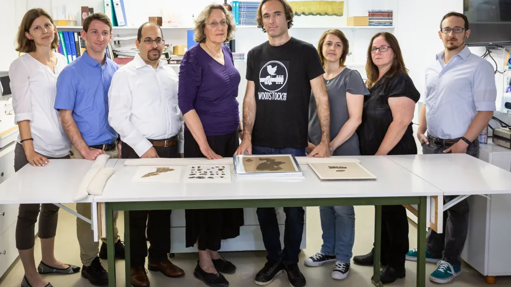 Tel Aviv University and Israel Antiquities Authority Research team. Credit: Tadmit/Courtesy of Tel Aviv University.