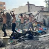 Terrorists surrender to Israeli forces near Kamal Adwan Hospital in northern Gaza, Dec. 14, 2023. Credit: IDF.