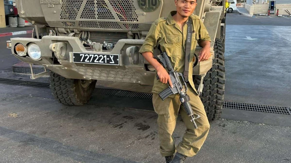 Staff Sgt. Gershon Menashe. Credit: Courtesy of Shavei Israel.