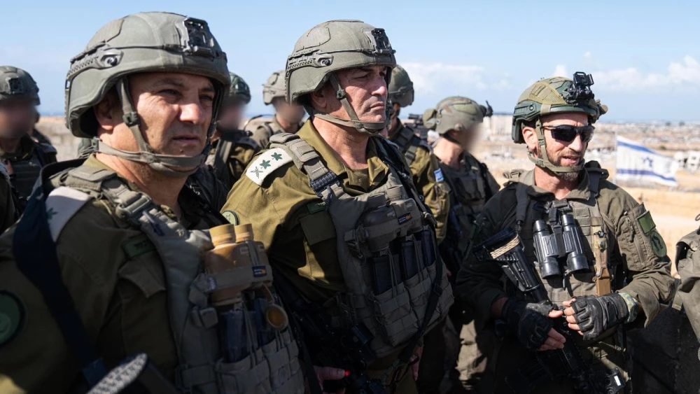 Israel Defense Forces Chief of Staff Lt. Gen. Eyal Zamir during a visit to Rafah in the southern Gaza Strip, Nov. 16, 2025. Credit: IDF.