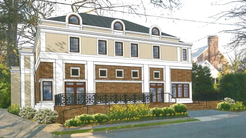 A rendering of the Shomrei Torah synagogue that will be built in Clifton, New Jersey. Courtesy.