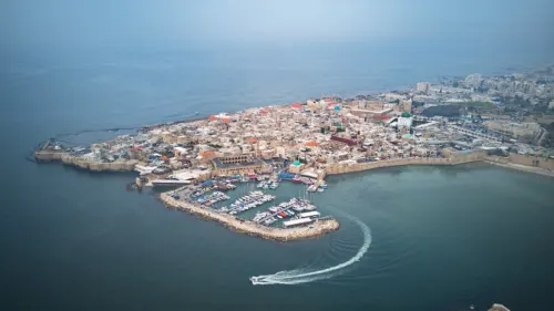 A view of the Old City of Acre in northern Israel, on March 23, 2019. Photo by Menachem Lederman/Flash90.