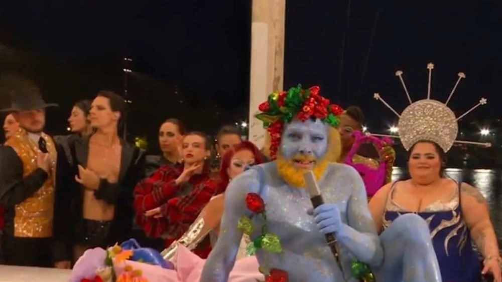 Olympics Last Supper Performance