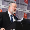 Israeli Attorney General Avichai Mandelblit speaks at an event in honor of retired judge Yaacov Tirkel, at Bar-Ilan University. March 4, 2020. Photo by Flash90.