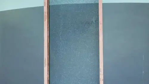 A window that was found shattered at the Israeli Supreme Court in Jerusalem, June 6, 2025. Photo by Oren Ben Hakoon/Flash90.