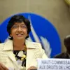 Navi Pillay, former U.N. High Commissioner for Human Rights, addresses the ninth session of the Human Rights Council. Credit: U.N. Photo/Jean-Marc Ferré.