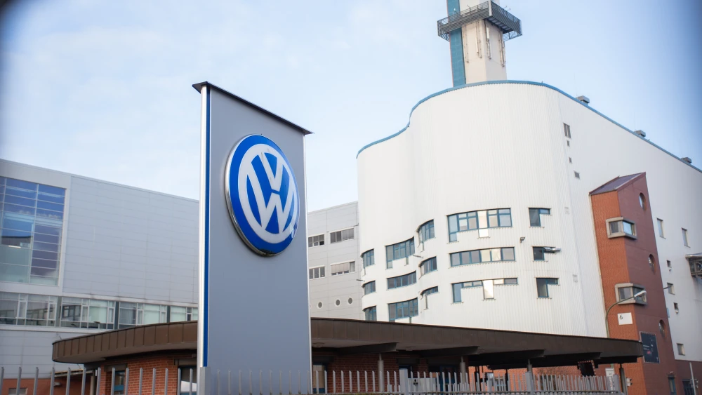 The Volkswagen automobile factory in Osnabrueck, Germany, March 27, 2026. Photo by Hesham Elsherif/Getty Images.
