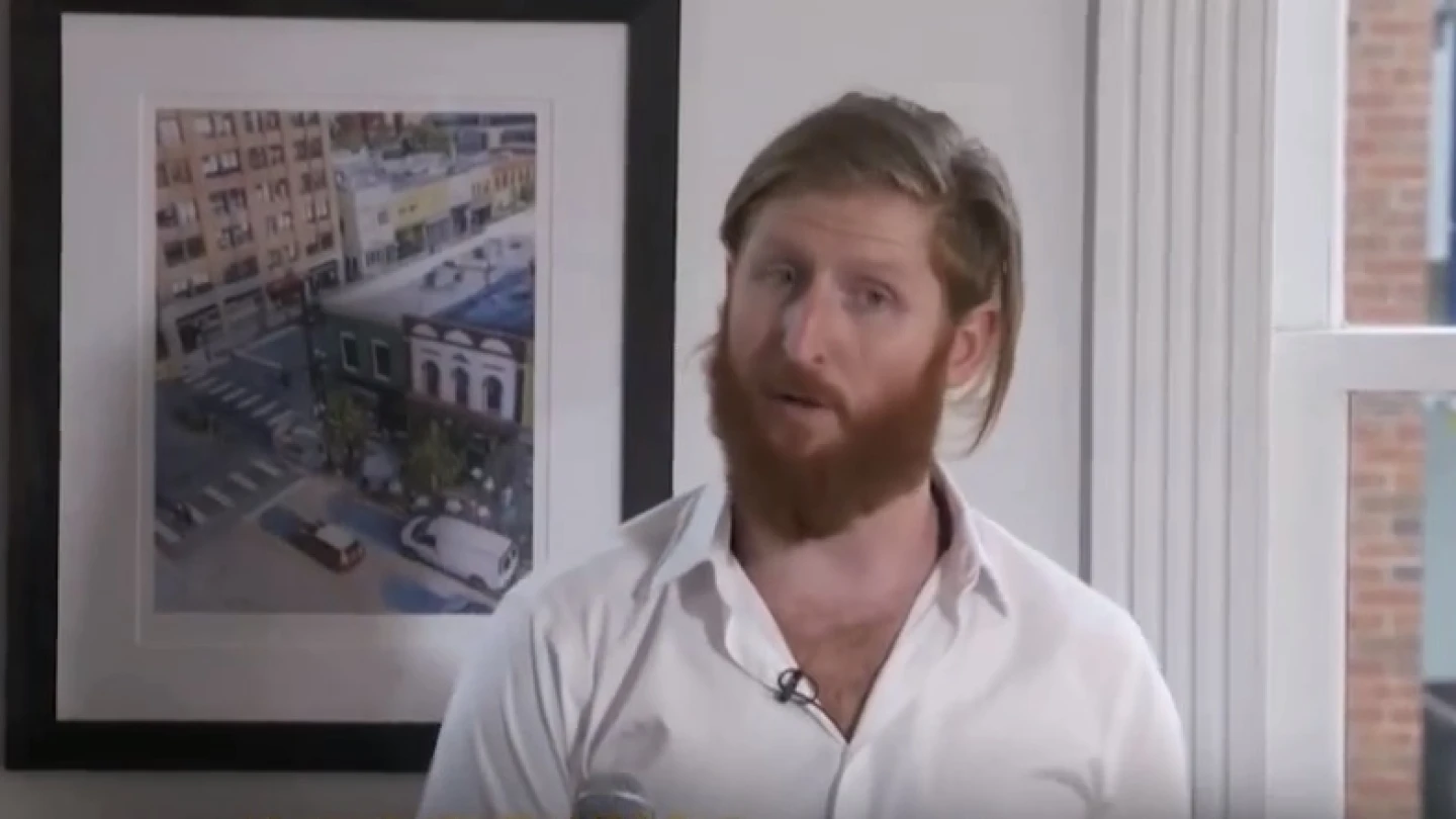 John Cheney-Lippold, an associate professor in the American Culture department at the University of Michigan, cited the BDS movement in his September, 2018 decision to withhold a letter of recommendation for a Jewish student seeking to study abroad in Israel. Credit: Screenshot.