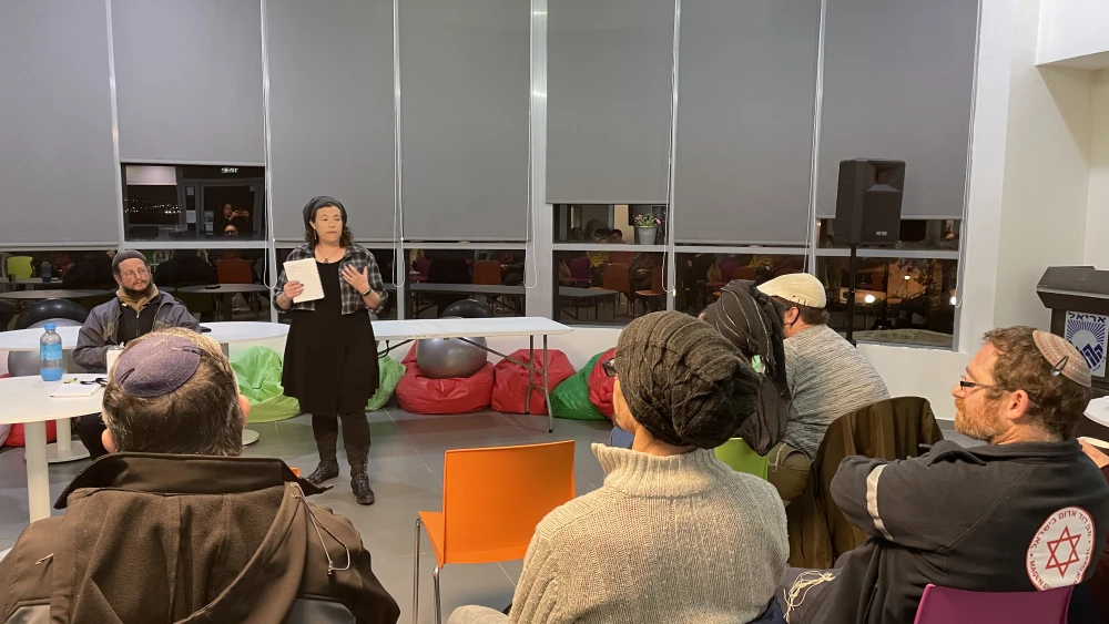 Natalie Zacks, who moved to Israel in 2008 from Detroit. Photo by Orit Arfa.