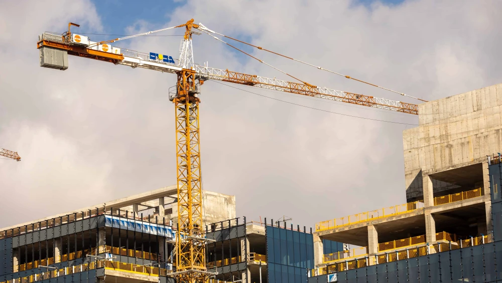 Construction of new buildings in Jerusalem, Feb. 5, 2024. Photo by Yossi Aloni/Flash90.