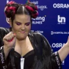 Israel contestant Netta Barzilai after the first semi-final round of the 2018 Eurovision Song Contest on May 8, 2018. Credit: Wouter van Vliet, EuroVisionary via Wikimedia Commons.