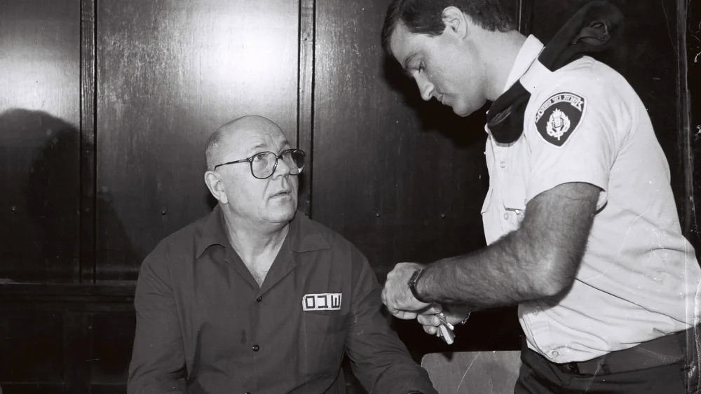 John Demjanjuk in Israel's Supreme Court in Jerusalem. Photo by Flash90.