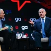 Prime Minister Benjamin Netanyahu with Richard V. Sandler, Chairman of The Jewish Federation of North America (JFNA) at the Jewish federation's annual General Assembly in Tel Aviv, on October 24, 2018. Photo by Tomer Neuberg/Flash90