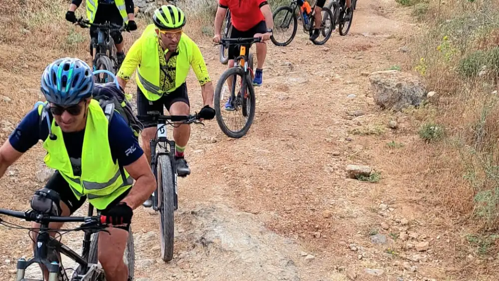 Hundreds of cyclists from across Israel participate in the second annual “Tour de Gush Etzion," June 9, 2023. Credit: Daniel Rifkind.