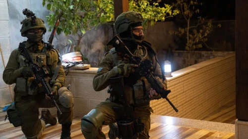 Israeli soldiers operating in Judea and Samaria, December 2024. Credit: IDF.