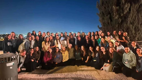 Midreshet AMIT students from the 2025-2026 academic year. Jerusalem. Credit: Courtesy.