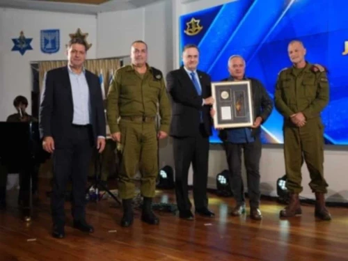 "Defense Minister's Shield" award ceremony, Dec. 29, 2025. Photo by Elad Malka/ Ministry of Defense.