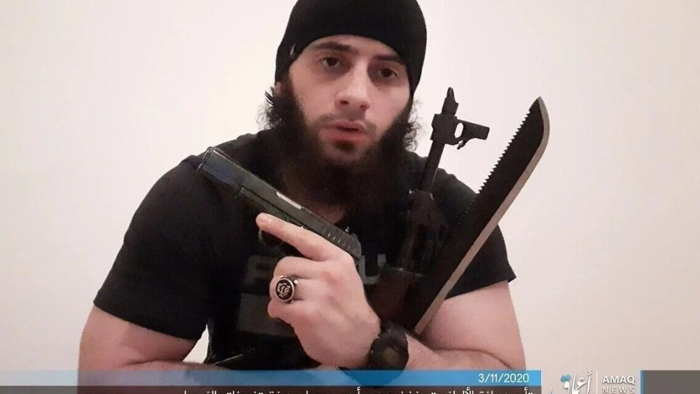 A photo of the main suspect in the deadly terror attack in Vienna on Nov. 2, 2020, released by the Islamic State terror group via its Amaq News Agency on Nov. 3, 2020. Credit: Amaq News Agency.