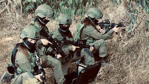 Soldiers in the IDF Military Intelligence's combat unit. Photo: Oren Cohen.
