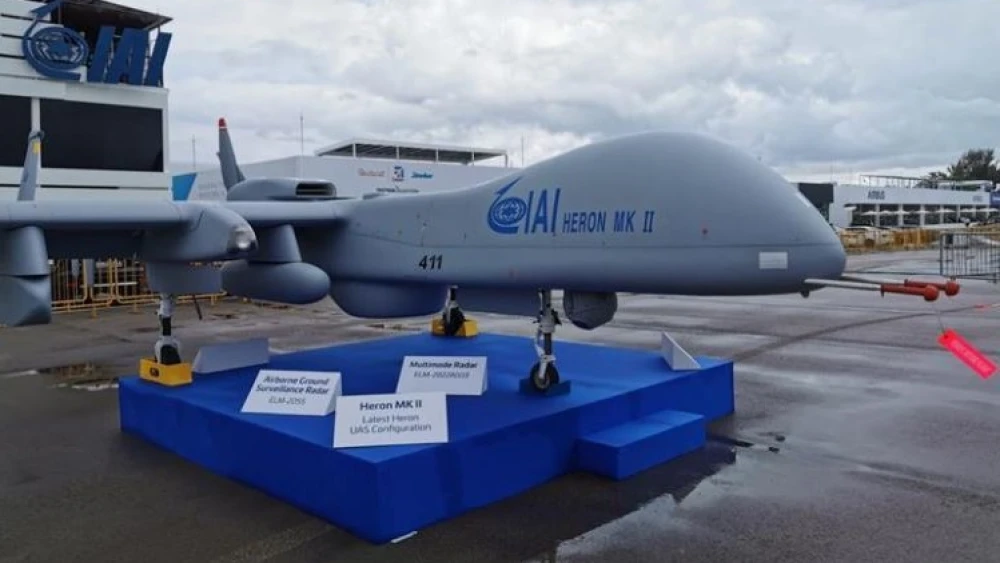 The Israel Aerospace Industries Heron MK II drone. Photo courtesy of Israel Aerospace Industries.