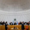 Israeli Supreme Court justices hear a petition against the Jewish Nation-State Law at the Supreme Court in Jerusalem, Dec. 22, 2020. Photo by Yonatan Sindel/Flash90.
