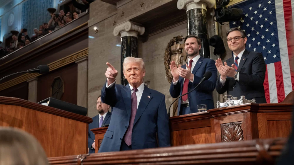 U.S. President Donald Trump delivers a joint address to Congress, March 4, 2025. Source: White House/X.