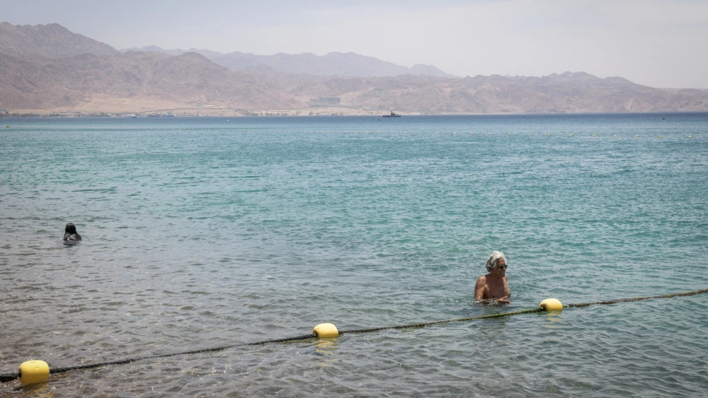 The Red Sea in the southern Israeli city of Eilat, on May 13, 2020. Photo by Yossi Zeliger/Flash90.