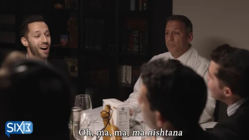 The Jewish a cappella group Six13 created a mash-up of classic tunes from Jewish musician Billy Joel. Source: Screenshot.