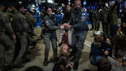 Israeli police clash with demonstrators