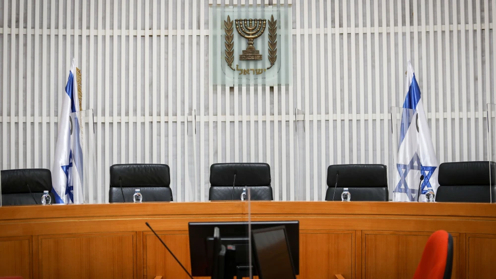 The Israeli Supreme Court in Jerusalem on May 4, 2020. Photo by Oren Ben Hakoon/POOL.