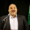 Ra'am Party leader Mansour Abbas speaks during a press conference in Nazareth on April 1, 2021. Photo by David Cohen/Flash90.