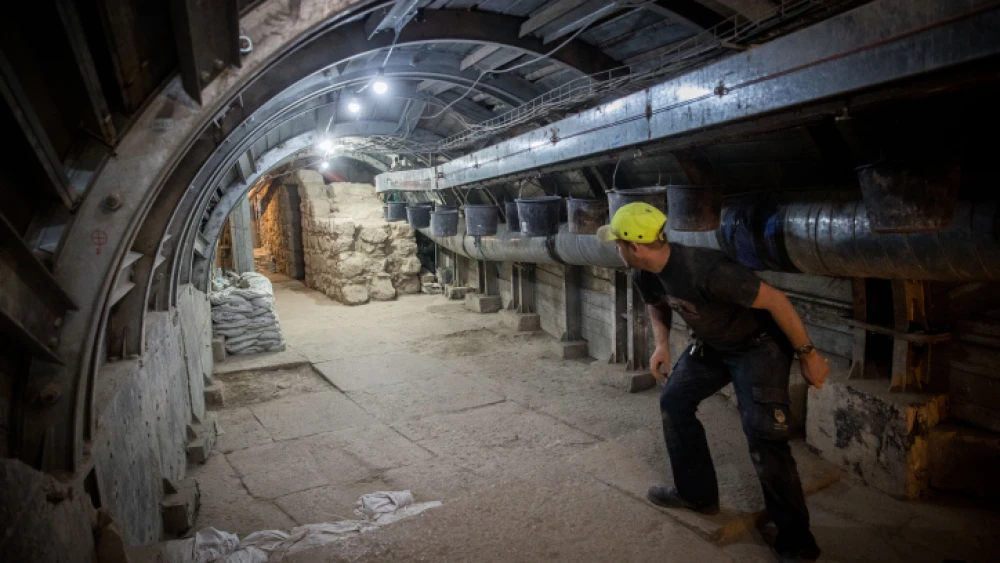 The Pilgrimage Road at the City of David, in the eastern Jerusalem neighborhood of Silwan, on Jan. 6, 2020. Photo by Yonatan Sindel/Flash90.