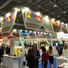 Israel’s booth at the World Travel Market tourism fair in London. Photo by Israel Kasnett.