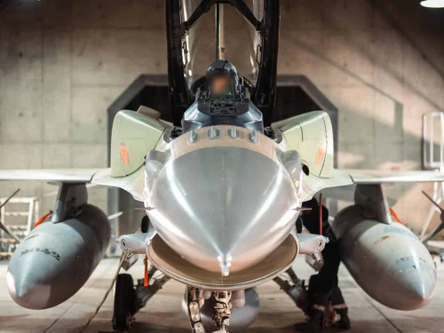 An Israeli Air Force fighter jet prepares to strike military sites in Iran, June 13, 2025. Credit: IDF.