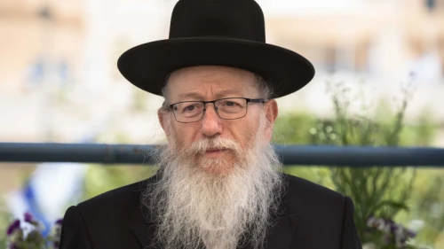 Housing and Construction Yaakov Litzman, May 18 2020. Photo by Olivier Fitoussi Flash90.