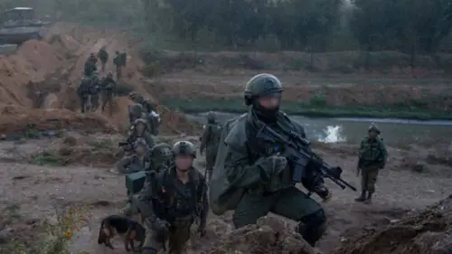 IDF soldiers in the Gaza Strip, Jan. 13, 2024. Credit: IDF Spokesperson.