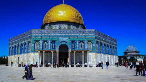 Muslims visit the Al-Aqsa mosque compound in Jerusalem's Old City, on Feb. 28, 2020. Photo by Sliman Khader/Flash90.
